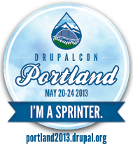 I'm a Sprinter at DrupalCon Portland