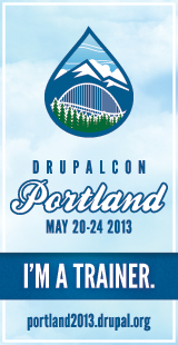 I'm a Trainer at DrupalCon Portland