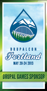 DrupalCon Portland Drupal Games Sponsor